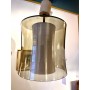 Suspension vintage verre et opaline